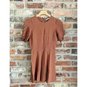 Elegant Rust Dress